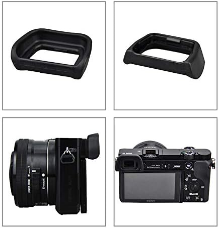 EP10 Eyecup Eyepiece Viewfinder Compatible for Sony Alpha A6000 A6100 A6300 NEX-6 NEX-7 Camera (2 Pack), FAN-US-2X EP-10 - Image 2