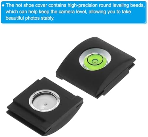 PATIKIL 16mm 19mm Camera Level Hot Shoe Cover Universal Camera Hot Shoe Cover Cap, Black 12pcs for Nikon for Fujifilm for Pentax - Image 4