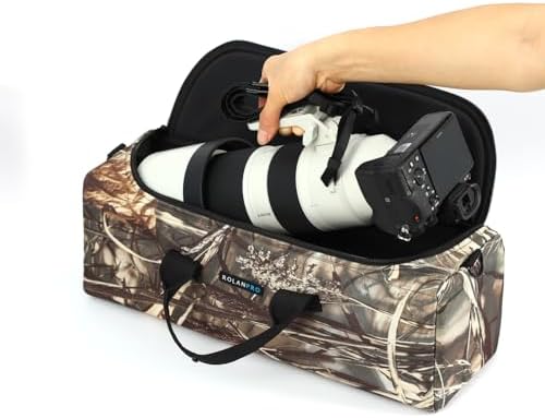 Rolanpro Portable Hand-held Storage Bag for Nikon Z180-600,for Nikon Z 600mm f6.3, for Canon RF 200-800, Long Lens Camera Bag for Sony 200-600, for Sigma 150-600mm etc#19 Grass Waterproof - Image 4