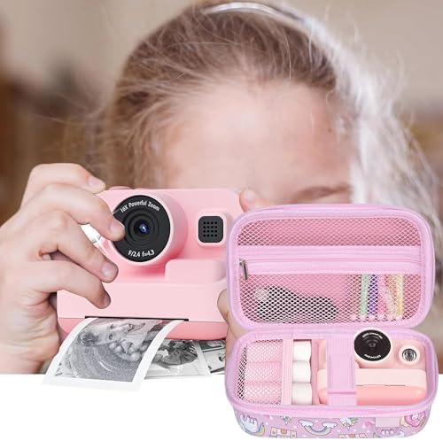 Leayjeen Kids Instant Camer Case for ESOXOFFORE/Dylanto -Pink Unicorn - Image 6