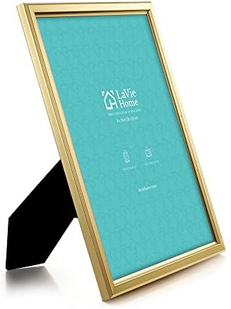 LaVie Home 8x10 Picture Frames (12 Pack, Gold) Simple Designed Photo Frames for Wall Mount Display, Set of 12 Classic Collection - Image 2