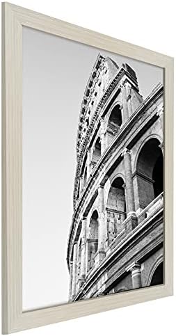 Americanflat 20x24 Poster Frame - Engineered Wood with Polished Plexiglass - Wide Picture Frame for Vertical or Horizontal Wall Display - Epic Collection - Light Wood - Image 5