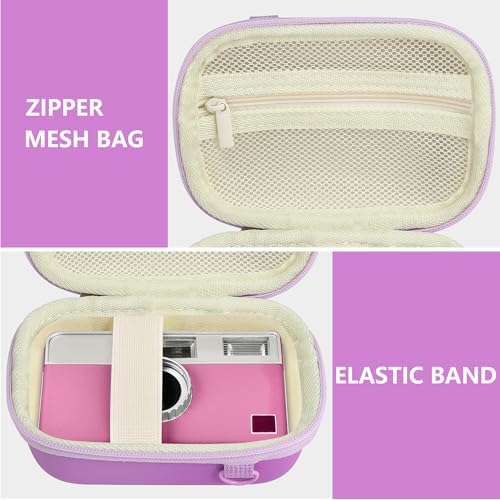 Leayjeen Hard EVA Case for KODAK EKTAR H35 H35N Film Camera - Purple - Image 5