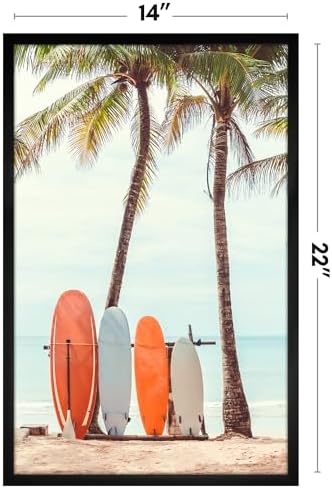 Americanflat 14x22 Poster Frame - Slim Molding - Black - Image 2