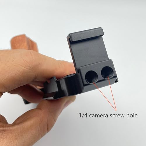 Ergonomic Camera Cage Wood Handle Grip for X 100VI 6th Generation, Pearwood Color, Essential Photography Studio Gear Stylish Pearwood Finish - Image 7