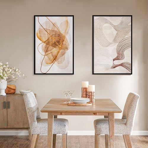upsimples 24x36 Poster Frame, Gallery Wall Frames Set of 5, Black - Image 5