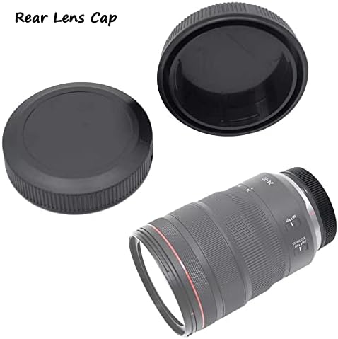 Body Cap and Rear Lens Cap for Canon RF Mount DSLR-2Sets - Image 3