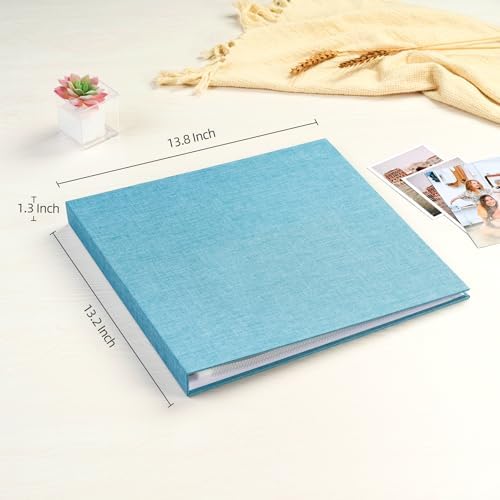 Mublalbum 12x12 Inch 3 Ring DIY Scrapbook Photo Album 40 Pages, Blue - Image 2