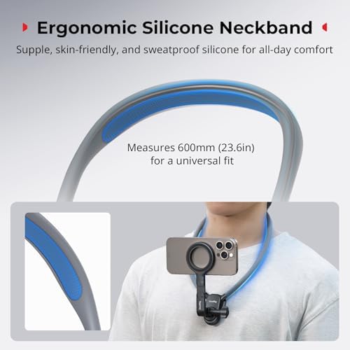 SMALLRIG Magnetic Phone Holder Action Camera Neck Mount with Chest Strap - Image 5