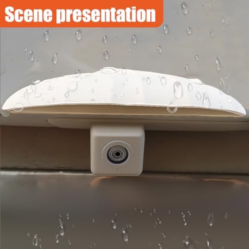 YoRise Car Rear View Camera Protection, Silicone Anti-Rain Waterproof Reversing Camera Cover for Clear Image, Automotive Backup Cameras Modification Accessories for Car, Truck (White) - Image 6