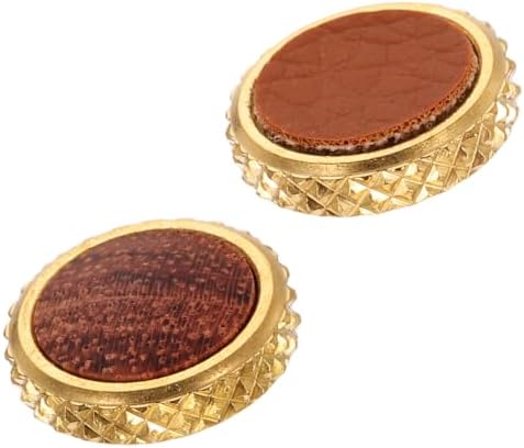 2Pcs Shutter Button (Light Brown/Brown) - Upscale Delicate, Camera Soft Release Button Brass Threaded Soft Release, for Fuji by Unknown