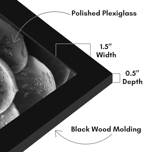 Americanflat 22x22 Poster Frame - Engineered Wood - Black - Image 3