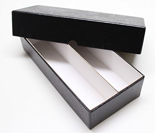 Guardhouse 10 ½" Double Row Heavy Duty Storage Box for 2" Paper and Plastic Coin Holders Black by Guardhouse