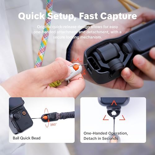 PGYTECH Camera Strap for DJI Osmo Pocket 4/3/Xtra Muse/Insta360 Luna Ultra - Image 3