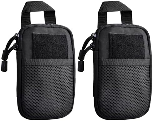 Azarxis Molle Pouches, Tactical Compact EDC Small Utility Pouch Waist Bags Sundries Storage Admin Organize Gear Gadget for Military Backpack by DesignedforOutdoorSports
