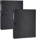 Affrolling 2 Pack Acid Free Film Protector Storage Box 3 Ring Negative Binder Preservers Portfolio Folder for Artwork Folder for 120 Film and 135 35 mm Negative by Affrolling