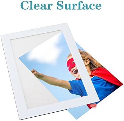 CRUGLA 12 Packs 4x6 Magnetic Picture Frames for Refrigerator， White Peel and Stick Frame Bulk, 4 by 6 Photo Holders for Fridge Dishwasher Whiteboard - Image 2
