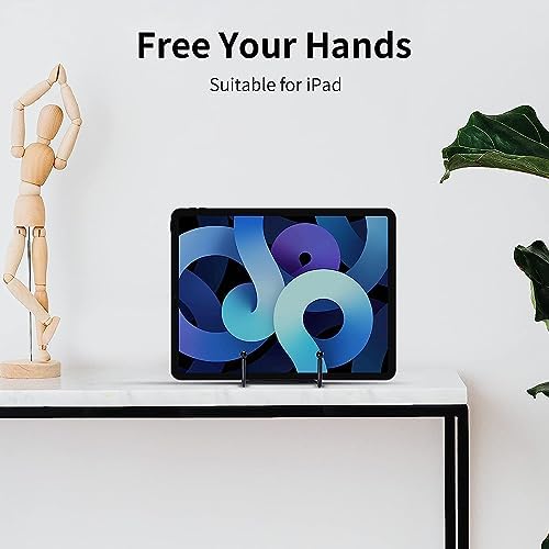 Kruodop 6 Inch Plate Stands for Display, 5 Pack Plate Holder Display Stand, Black Metal Frame Easel Holder Stand for Pictures,Book, Photo, Decorative Plate, Silver - Image 2