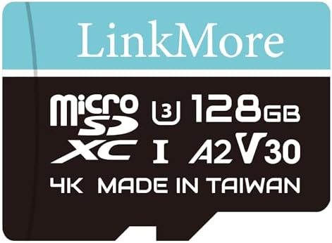 LinkMore XV23 Lite 128GB Micro SD Card, A2 U3 V30, Up to 100MB/s by LinkMore
