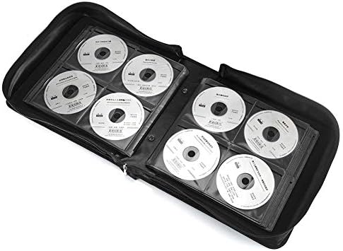 CCidea CD Case DVD Case Storage Holder-264 Capacity,Media Binder, CD Wallet, Disc Booklet, L11.4 x W 6.4 x H3.5 INCH (Black) - Image 4