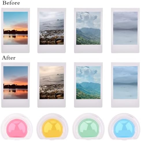 Sunmns Mini 12 Instant Camera Accessories Kit Compatible with Instax Mini 12 Instant Camera, Include Case, Album, Stickers, Photo Frames, Paper Frame, Filters (Bright Silvery) - Image 6