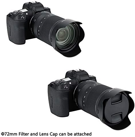 JJC Reversible Lens Hood for Canon RF 24-240mm f/4-6.3 is USM Lens - Image 4