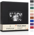 Popotop 4x6 Photo Album Holds 300 Pictures, Vegan Leather Hardcover by Popotop