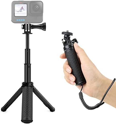 GEPULY Mini Hand Grip Short Selfie Stick Tripod Stand for GoPro Action Cams by GEPULY