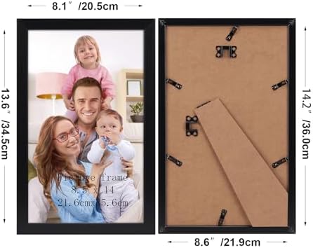 Giftgarden 8.5x14 Picture Frame Black, Multi 8.5 x 14 Photo Frames Bulk for Wall or Tabletop Display, 12 Pack - Image 2