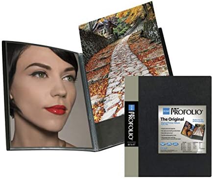 Itoya Original Art ProFolio 8.5x11 Black Art Portfolio Binder with Plastic Sleeves with 48 Pages - Portfolio Folder for Artwork with Clear Sheet Protectors - Presentation Book for Art Display by Unknown