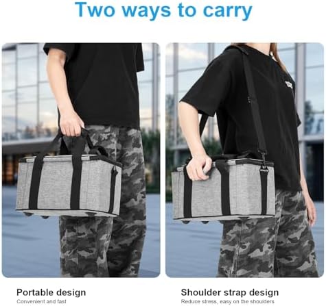 FOMITO Light Carry Bag Camera Case AB-20B Folding Case，35x21x20cm, for Aputure Amaran 100D/S 100X/S 200D/S 200X/S LED Light. - Image 4