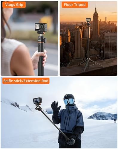 55'' Osmo Action Floor Tripod Stand for DJI Action 6/Osmo Nano - Image 4