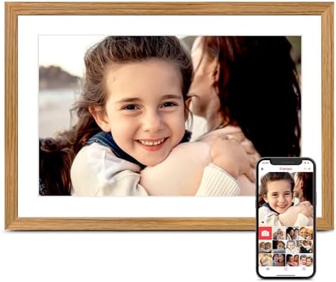 Digital Picture Frame Frameo, 10.1 Inch Smart WiFi Digital Photo Frame 32GB by Pastigio