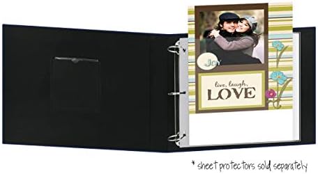 Pioneer 3-Ring Fabric Album 12"X12" - Blue - Image 5