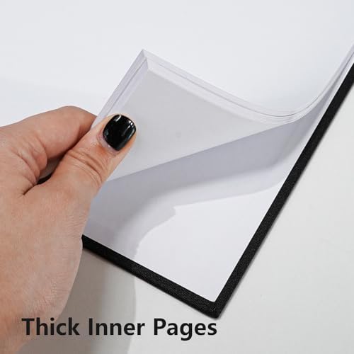 10x10 Inch Scrapbook DIY Photo Album, 20 Sheets (40 Pages), Black - Image 4
