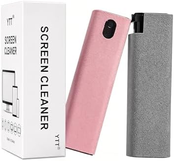 YTT Touchscreen Screen Cleaner Spray, for Phones iPad Car (Pink LightGray) by YTT