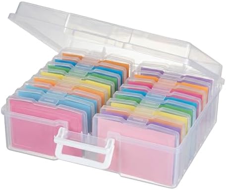 novelinks Photo Storage Boxes with Handle, Photo Organizers and Storage by novelinks