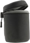 Navitech Black Water Resistant Camera Lens Protective Case Pouch - Compatible With lightdow EF 85mm F1.8 Portrait Lens by Navitech