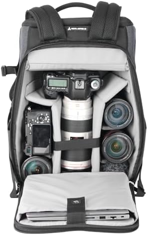VANGUARD Vesta Aspire 45 GY Camera Backpack - 18L Capacity, Fits 14" Laptop - Image 7