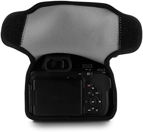 MegaGear MG1532 Nikon Coolpix P1000 Ultra Light Neoprene Camera Case - Gray, Compact - Image 5