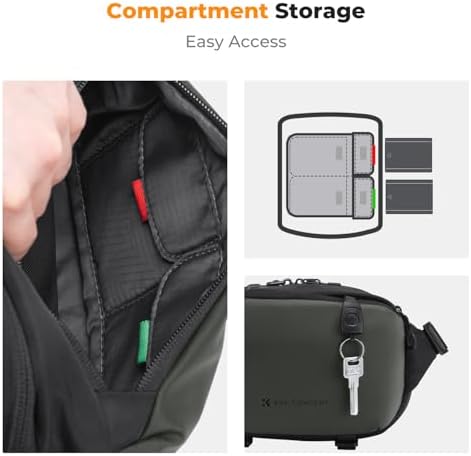 K&F CONCEPT Small Camera Sling Bag Everyday Shoulder Bag - Image 4