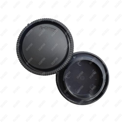 ULBTER Front Body Cap + Rear Lens Over for Sony Alpha E Mount Camera - Image 2