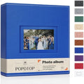 Popotop 4x6 Photo Album Holds 300 Pictures, Vegan Leather Hardcover by Popotop