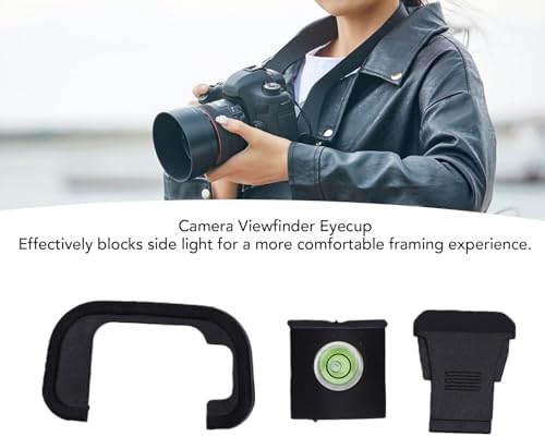 Fabater Portable Camera Eyepiece Eye Cup for RP R8 Efficiently Blocks Light and Includes Hot Shoe Cover and Level - Image 5