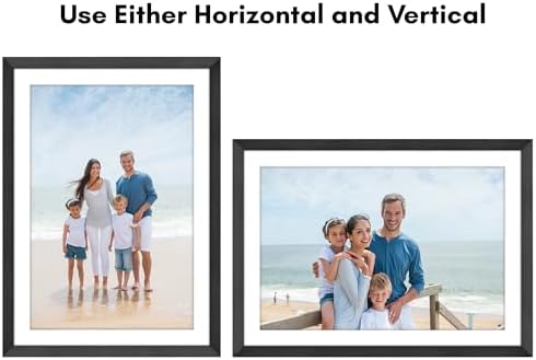 Americanflat 24x34 Poster Frame - Matted to 20x30 - Engineered Wood - Black - Image 4