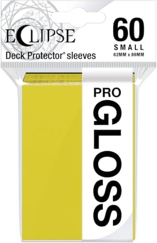 Eclipse PRO Gloss Small Sleeves: Lemon Yellow (60) by UltraPro