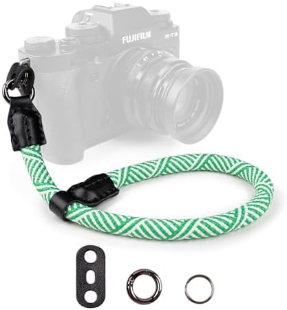 VOVMOEYA Rope Camera Wrist Strap,Camera Hand Strap Compatible with A6400 A6000 A7 IV,for Fujifilm X100V for Nikon Zf Z30 for Canon EOS R6 R7 R8 R10 Camera Wrist Straps for dslr by VOVMOEYA
