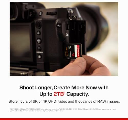 SANDISK 64GB Extreme PRO SDXC UHS-II Memory Card - C10, U3, V60, 6K, 4K UHD, Read Speed up to 300MB/s - SDSDXEM-064G-GN4IN - Image 3