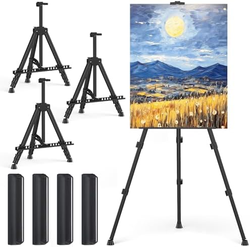 Art Painting Display Easel Stands - Portable Adjustable Floor Artist Easels by EnjoyaGreatTime