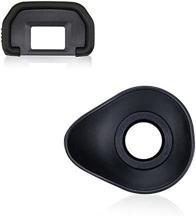 JJC Silicone Eyecup Viewfinder for Canon 6D Mark II 5D Mark II 80D, 2-Type by JJC